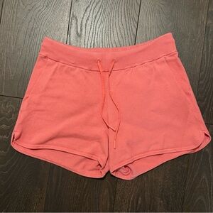 Lululemon Cotton-Cashmere Knit HR Short 4" in Raspberry Cream